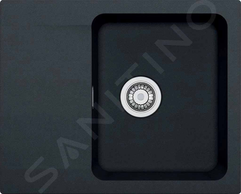 Franke Orion - Lavello In Tectonite OID 611-62, 620x500 Mm, Nero 114.0288.569 3 Franke Orion - Lavello In Tectonite OID 611-62, 620x500 Mm, Nero 114.0288.569