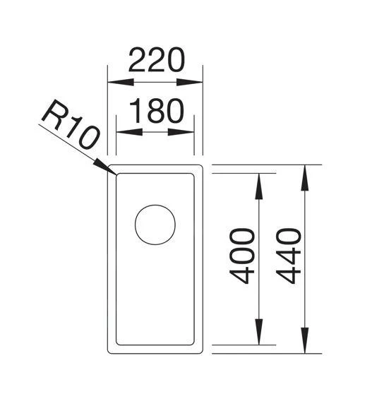 Blanco Claron 180 - Lavello 440x220 Mm, InFino, Acciaio Inox 521565 4 Blanco Claron 180 - Lavello 440x220 Mm, InFino, Acciaio Inox 521565 - immagine 2