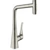 Hansgrohe M71 - Miscelatore Da Lavello Metris Select Con Doccetta Estraibile, Simil Inox 73820800 -Forniture Per Attrezzature Da Cucina 03884dec6dcd81dc13dd7446