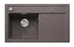 Blanco Zenar 45 - Lavello In Silgranit, 860x510 Mm, Con Comando Remoto Dello Scarico, InFino, Grigio 527359