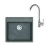 Franke Set - Set G245, Lavello In Fragranite MRG 610-52 RTL E Miscelatore FP 9000.084, Pietra Grigia 114.0675.639 2 Franke Set - Set G245, Lavello In Fragranite MRG 610-52 RTL E Miscelatore FP 9000.084, Pietra Grigia 114.0675.639 -Forniture Per Attrezzature Da Cucina 04b55541c4e5d3c627c1026c