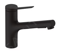 Hansgrohe Zesis M33 - Miscelatore Da Lavello 150, Con Doccetta Estraibile, Nero Opaco 74800670