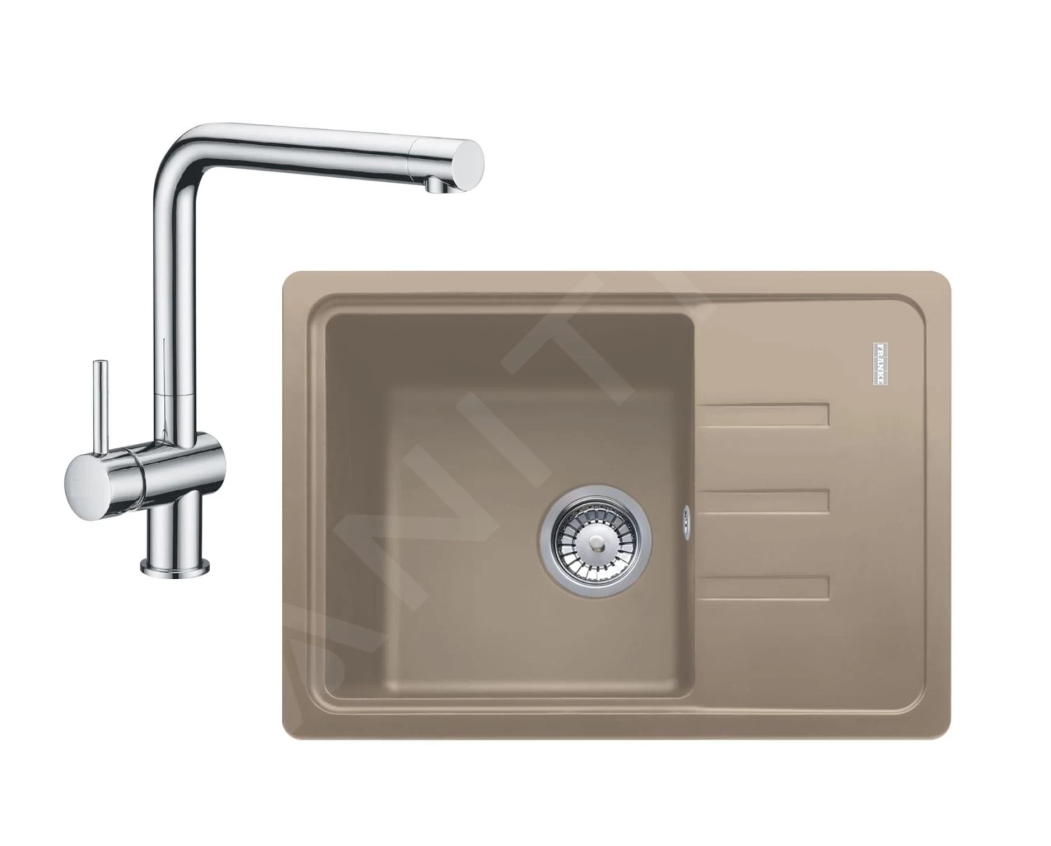 Franke Set - Set Da Cucina G116, Lavello In Fragranite BSG 611-62 E Miscelatore Samoa, Cashmere/cromo 114.0510.433 3 Franke Set - Set Da Cucina G116, Lavello In Fragranite BSG 611-62 E Miscelatore Samoa, Cashmere/cromo 114.0510.433