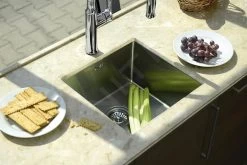 Sapho Epic - Lavello 440x430x200 Mm, R10, Acciaio Inox EP428 -Forniture Per Attrezzature Da Cucina 0993edf93904ab4761c43103