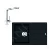 Franke Set - Set Da Cucina G97, Lavello In Fragranite BFG 611-78 E Miscelatore Samoa, Nero Spazzolato/cromo 114.0675.666 -Forniture Per Attrezzature Da Cucina 09b7231403d5eb5989a895c4