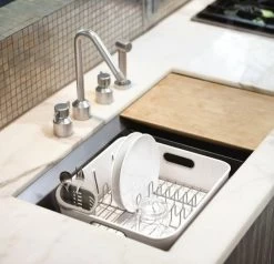 Simplehuman Accessori Per Cucina - Scolapiatti 370x326x172 Mm, Bianco KT1104 -Forniture Per Attrezzature Da Cucina 0e005b344760feaf6b6e63b8