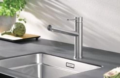 Blanco Ambis - Miscelatore Da Lavello, Acciaio Inox Spazzolato 523118 -Forniture Per Attrezzature Da Cucina 0e6d93b8d93d9bcf10ee0a7b