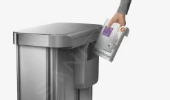 Simplehuman Pattumiere - Pattumiera Differenziata, Con Portasacchetti, 58 L, Acciaio Inox Spazzolato CW2025 -Forniture Per Attrezzature Da Cucina 124411716c9ceed165a9061e