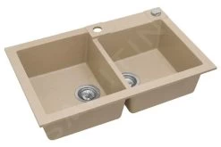 Alveus Rock - Lavello In Granito 780x480 Mm, Con Comando Dello Scarico, Beige 1090962 7 Alveus Rock - Lavello In Granito 780x480 Mm, Con Comando Dello Scarico, Beige 1090962 -Forniture Per Attrezzature Da Cucina 1477aceb219565d56037c232