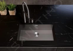 Blanco Zerox 500 - Lavello, 540x440 Mm, Acciaio Inox Dark Steel 526243 -Forniture Per Attrezzature Da Cucina 14c8bc13feda23b71a8efe6a