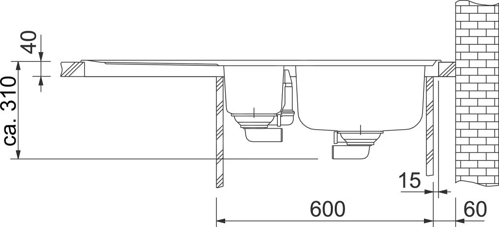Franke Neptun - Lavello In Acciaio Inox NEX 651/2, 1000x510 Mm 101.0120.275 5 Franke Neptun - Lavello In Acciaio Inox NEX 651/2, 1000x510 Mm 101.0120.275 - immagine 3