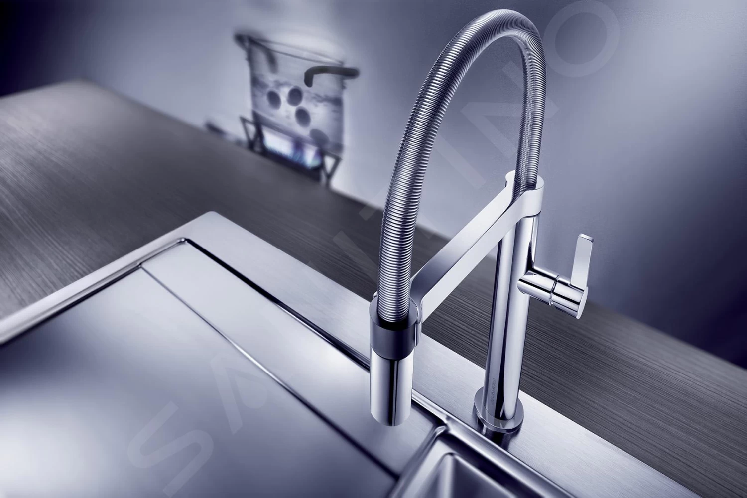 Blanco Culina S - Miscelatore Da Lavello Con Braccio Di Erogazione Flessibile, Acciaio Inox 519844 6 Blanco Culina S - Miscelatore Da Lavello Con Braccio Di Erogazione Flessibile, Acciaio Inox 519844 - immagine 4