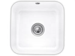Villeroy & Boch Lavelli - Lavello In Ceramica 445x445 Mm Con Sistema Di Scarico, CeramicPlus, Bianco Alpino 670301R1