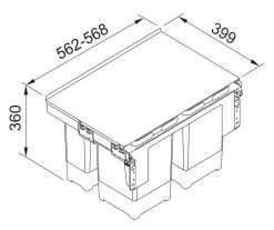 Franke Differenziatori - Cestino Portarifiuti Incorporato Garbo 60-4 121.0200.676 6 Franke Differenziatori - Cestino Portarifiuti Incorporato Garbo 60-4 121.0200.676 -Forniture Per Attrezzature Da Cucina 1a0ccfbb6c38346b4b668d09