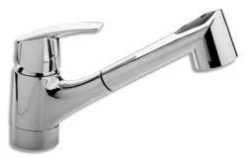 Novaservis Metalia 56 - Miscelatore Da Lavello Con Doccetta Estraibile, Cromo 56081,0