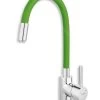 Novaservis Ferro - Miscelatore Da Lavello Con Braccio Di Erogazione Flessibile, Verde/cromo 70710,0Z