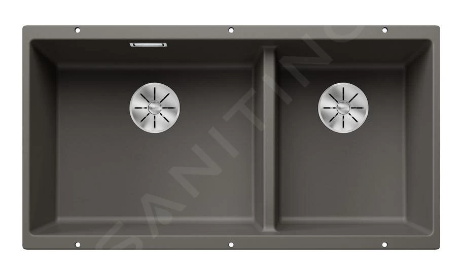 Blanco Subline 480/320 - Lavello In Silgranit, 855x460 Mm, InFino, Grigio 527351 3 Blanco Subline 480/320 - Lavello In Silgranit, 855x460 Mm, InFino, Grigio 527351