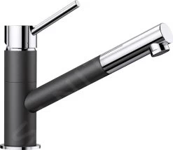 Blanco Kano S - Miscelatore Da Lavello Con Bocca Di Erogazione Estraibile, Antracite/cromo 525038