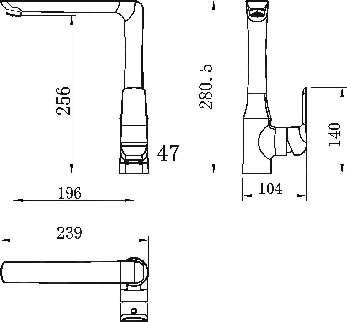 Novaservis Nobless Tina - Miscelatore Da Lavello, Nero 38714,5 4 Novaservis Nobless Tina - Miscelatore Da Lavello, Nero 38714,5 - immagine 2