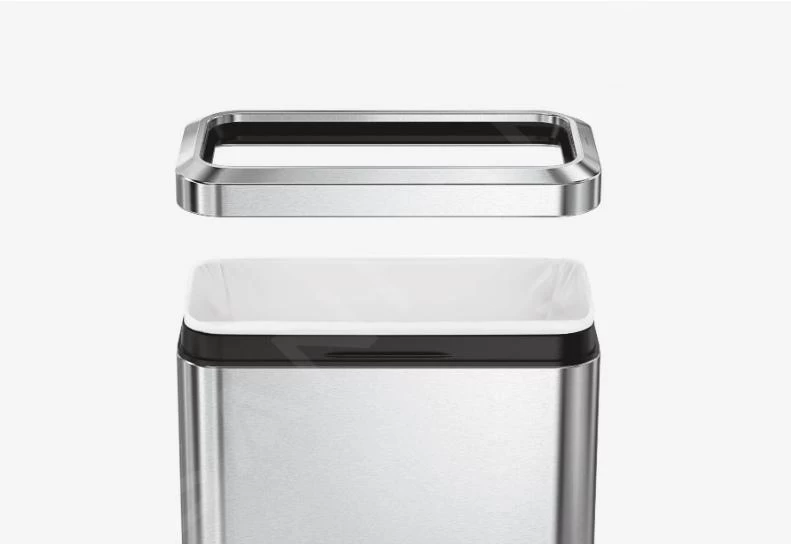 Simplehuman Pattumiere - Pattumiera Differenziata Scoperta 20 L, Acciaio Inox Spazzolato CW1470 7 Simplehuman Pattumiere - Pattumiera Differenziata Scoperta 20 L, Acciaio Inox Spazzolato CW1470 - immagine 5