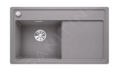 Blanco Zenar 45 - Lavello In Silgranit, 848x498 Mm, Con Comando Remoto Dello Scarico, InFino, Color Alluminio 523834