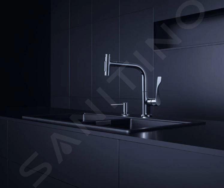 Axor Uno - Dispenser Di Sapone Liquido, 500 Ml, Cromo 42818000 6 Axor Uno - Dispenser Di Sapone Liquido, 500 Ml, Cromo 42818000 - immagine 4