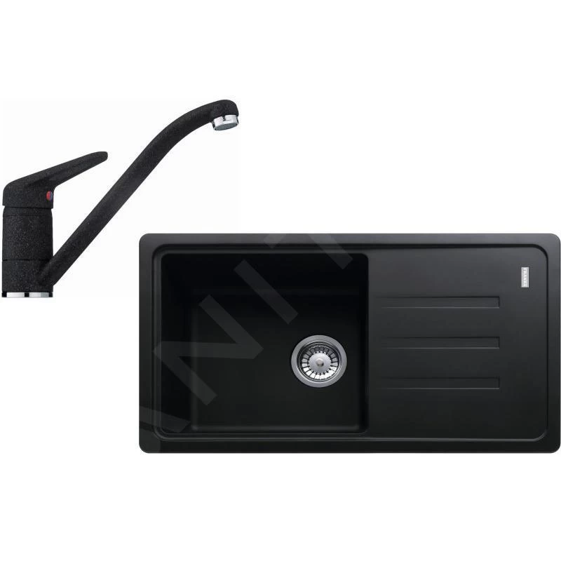 Franke Set - Set Da Cucina G121, Lavello In Fragranite BSG 611-78/39, Onice + Miscelatore FC 9541.071, Cromo/onice 114.0441.170 3 Franke Set - Set Da Cucina G121, Lavello In Fragranite BSG 611-78/39, Onice + Miscelatore FC 9541.071, Cromo/onice 114.0441.170