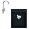 Franke Set - Set G240, Lavello In Fragranite MRG 610-37 RTL E Miscelatore FP 0408.031, Nero Spazzolato/cromo 114.0675.646 -Forniture Per Attrezzature Da Cucina 255611d9f7fe8f4a009e3bc6