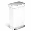 Simplehuman Pattumiere - Pattumiera Con Portasacchetti, 45 L, Bianco CW2027 -Forniture Per Attrezzature Da Cucina 259e3e76c63e1b16f1d325ff