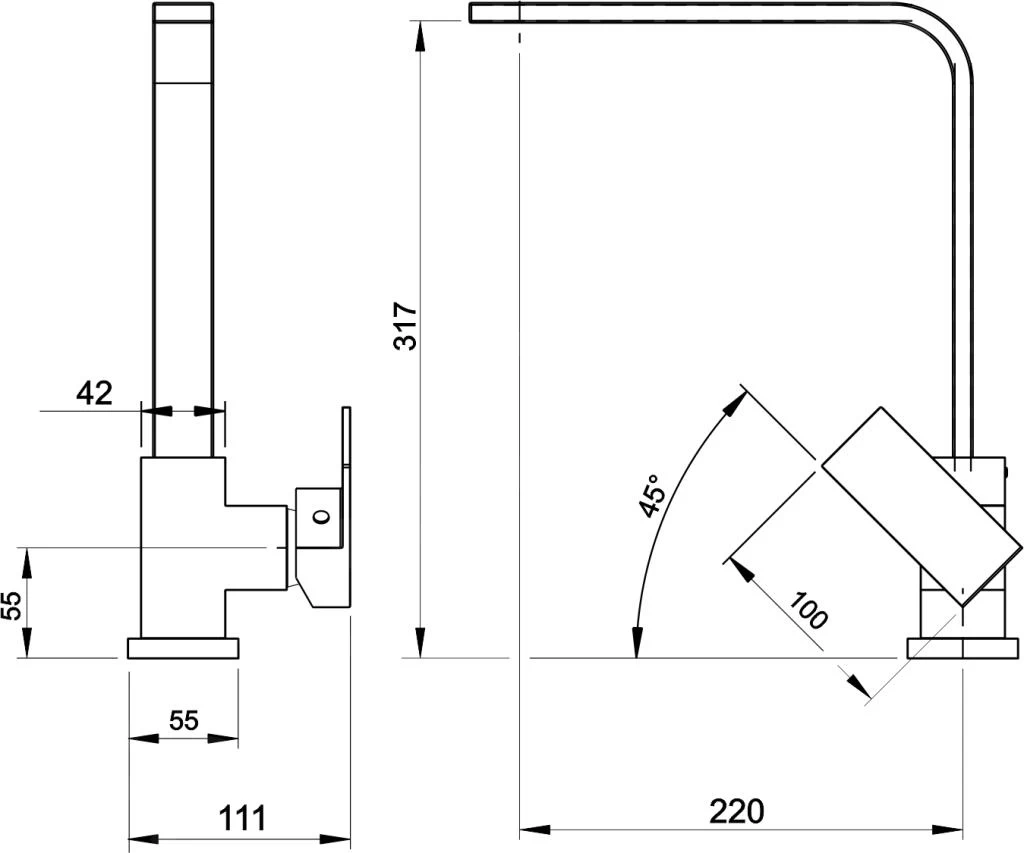 Novaservis Nobless Edge - Miscelatore Da Lavello, Cromo 36713,0 4 Novaservis Nobless Edge - Miscelatore Da Lavello, Cromo 36713,0 - immagine 2