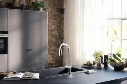 Hansgrohe Aqittura M91 - Miscelatore Da Lavello, Con Bocca Di Erogazione Estraibile, SodaSystem, SBox, Cromo 76836000 -Forniture Per Attrezzature Da Cucina 2747665a812440065f550744