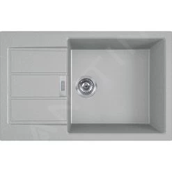 Franke Set - Set Da Cucina T107, Lavello In Tectonite S2D 611-78 XL E Miscelatore FP 9000.084, Grigio 143.0675.737 -Forniture Per Attrezzature Da Cucina 27489b3626979f06e8619d1a