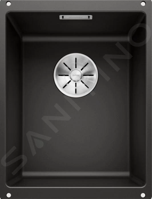 Blanco Subline 320 - Lavello In Silgranit, 350x460 Mm, Nero 525983 3 Blanco Subline 320 - Lavello In Silgranit, 350x460 Mm, Nero 525983
