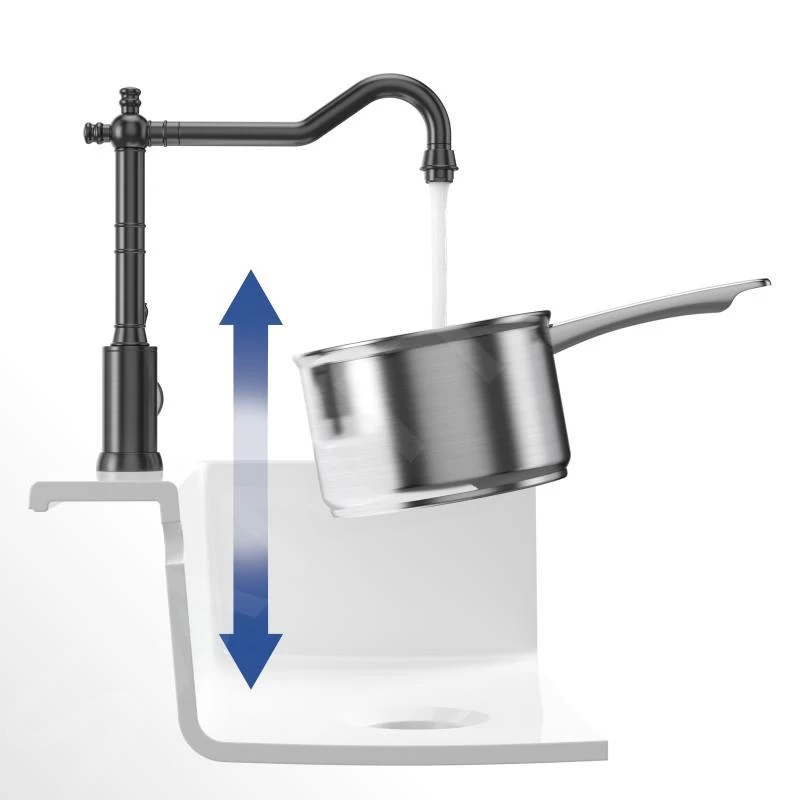 Villeroy & Boch Avia 2.0 - Miscelatore Da Lavello, Antracite 92400005 6 Villeroy & Boch Avia 2.0 - Miscelatore Da Lavello, Antracite 92400005 - immagine 4