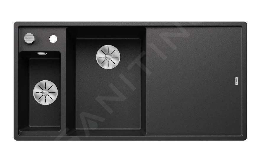 Blanco Axia III 6 - Lavello In Silgranit, 1000x510 Mm, Con Comando Remoto Dello Scarico E Accessori, InFino, Antracite 524643 3 Blanco Axia III 6 - Lavello In Silgranit, 1000x510 Mm, Con Comando Remoto Dello Scarico E Accessori, InFino, Antracite 524643