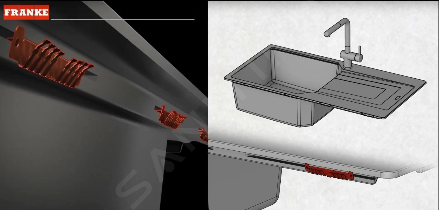 Franke Urban - Lavello In Fragranite UBG 611-86, 860x500 Mm, Onice 114.0582.826 6 Franke Urban - Lavello In Fragranite UBG 611-86, 860x500 Mm, Onice 114.0582.826 - immagine 4