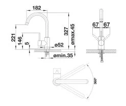 Blanco Mida - Miscelatore Da Lavello, Bianco Fine/cromo 526966 5 Blanco Mida - Miscelatore Da Lavello, Bianco Fine/cromo 526966 -Forniture Per Attrezzature Da Cucina 30ceae25515ad2bbeae9e140