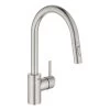 Grohe Concetto - Miscelatore Per Lavello Con Doccetta Estraibile, Supersteel 31483DC2 -Forniture Per Attrezzature Da Cucina 311ff110299ab639697c8315