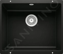Blanco Rotan 500 - Lavello In Silgranit, 530x460 Mm, Nero 526098