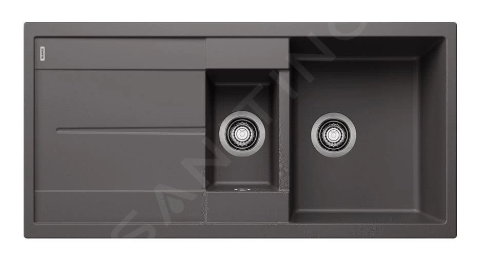 Blanco Metra 6 - Lavello In Silgranit, 1000x500 Mm, Grigio Roccia 518878 3 Blanco Metra 6 - Lavello In Silgranit, 1000x500 Mm, Grigio Roccia 518878