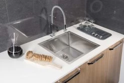 Sapho Epic - Lavello 440x430x200 Mm, R10, Acciaio Inox EP428 -Forniture Per Attrezzature Da Cucina 34eb016f6e080ecd92977b25