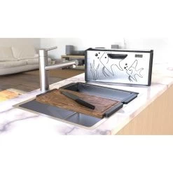 Franke Accessori - Set Accessori Per Lavello, Acciaio Inox/plastica Nera 112.0619.946 -Forniture Per Attrezzature Da Cucina 3557e27b99c984c1238667eb