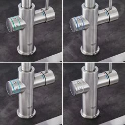 Grohe Blue Home - Miscelatore Connected Per Lavello, Con Sistema Di Filtraggio E Raffreddamento, Supersteel 31541DC0 -Forniture Per Attrezzature Da Cucina 38087c0d1cbcc267c8e19554
