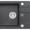 Alveus Cortina - Lavello In Granito 580x420 Mm, Con Comando Dello Scarico, Carbon 1117074 1 Alveus Cortina - Lavello In Granito 580x420 Mm, Con Comando Dello Scarico, Carbon 1117074 -Forniture Per Attrezzature Da Cucina 384480be5f71bcc370c879f3