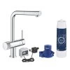 Grohe Blue Pure - Miscelatore Da Lavello Minta Con Funzione Di Filtraggio UltraSafe E Bocca Di Erogazione Estraibile, Cromo 30393000 -Forniture Per Attrezzature Da Cucina 39fd9011f935a07455254217
