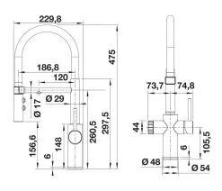 Blanco Catris S - Miscelatore Da Lavello, Con Braccio Di Erogazione Flessibile E Funzione Di Filtraggio, Cromo/nero 526705 7 Blanco Catris S - Miscelatore Da Lavello, Con Braccio Di Erogazione Flessibile E Funzione Di Filtraggio, Cromo/nero 526705 -Forniture Per Attrezzature Da Cucina 3a37df6343d053b4e5374749