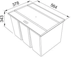 Franke Differenziatori - Pattumiera Incorporata Easysort 600-2-2 121.0494.193 7 Franke Differenziatori - Pattumiera Incorporata Easysort 600-2-2 121.0494.193 -Forniture Per Attrezzature Da Cucina 3cf25558e07e7d058de4302b
