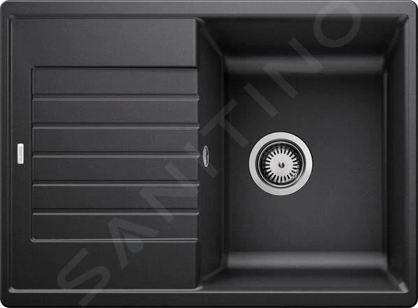 Blanco Zia 45 - Lavello In Silgranit, 680x500 Mm, Compact Antracite 524721 3 Blanco Zia 45 - Lavello In Silgranit, 680x500 Mm, Compact Antracite 524721