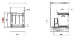 Franke Differenziatori - Cestino Portarifiuti Incorporato 350-45 121.0307.553 5 Franke Differenziatori - Cestino Portarifiuti Incorporato 350-45 121.0307.553 -Forniture Per Attrezzature Da Cucina 3e161e94328d79ba8e877e40