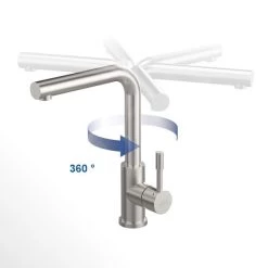 Villeroy & Boch Modern Steel - Miscelatore Da Lavello, Antracite 96680105 -Forniture Per Attrezzature Da Cucina 3effa849e75dd173edebfe31